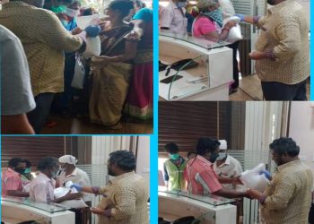 இந்தியன்  யூனியன் முஸ்லிம் லீக்கின் தென்சென்னை மாவட்ட  செயலாளர்  மடுவை எஸ்.பீர்முகமது ஏழை எளிய மக்களுக்கு மூன்றாவது கட்டமாக  நிவாரண பொருள் வழங்கினார்.