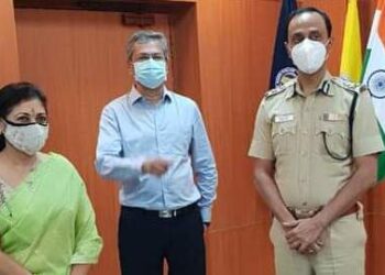 கோவை மாநகர காவல்துறைக்கு அதிநவீன ட்ரோன் கேமரா – தனியார் நிறுவனம் வழங்கியது