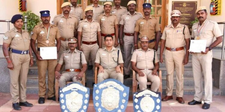 துப்பாக்கி சுடும் போட்டி – கடலூர் எஸ்.பி முதலிடம் பிடித்தார்