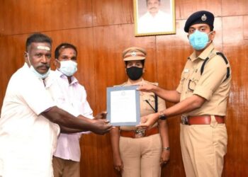 3 மணி நேரத்தில் குழந்தையை மீட்ட போலீசாருக்கு கடலூர் எஸ்.பி. பாராட்டு