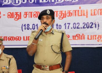 திருச்சியில் சாலைபாதுகாப்பு விழிப்புணர்வு நிகழ்ச்சி மற்றும் மருத்துவமுகாமை போலீஸ் கமிஷ்னர் துவக்கி வைத்தார்