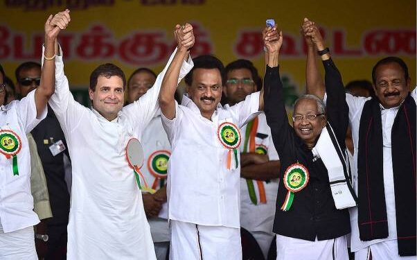 திமுக கூட்டணி கட்சிகளுக்கு ஒதுக்கப்பட்டுள்ள தொகுதிகள் விவரம்