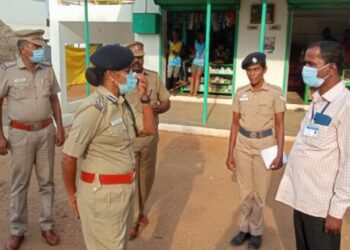 திருச்சி மாவட்டத்தில் உள்ள பதற்றமான வாக்குசாவடிகளில் டி.ஐ.ஜி ஆய்வு