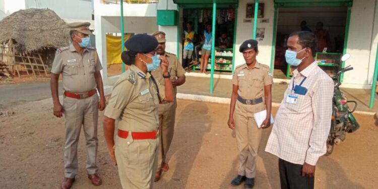 திருச்சி மாவட்டத்தில் உள்ள பதற்றமான வாக்குசாவடிகளில் டி.ஐ.ஜி ஆய்வு