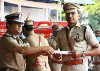 திருவள்ளூர் மாவட்ட எஸ்.பிக்கு தமிழக முதல்வரின் சமூக சேவை பதக்கம்