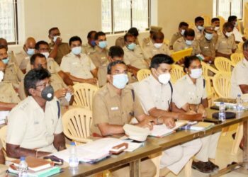 திருநெல்வேலி மாவட்ட எஸ்.பி. தலைமையில் தேர்தல் பாதுகாப்பு நடவடிக்கைகள் குறித்து ஆலோசனை