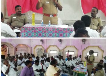 விளாத்திகுளம் சட்டமன்ற தொகுதிக்கான அனைத்து கட்சி கூட்டம் – விளாத்திகுளம் எஸ்பி  பிரகாஷ் அறிவுரை