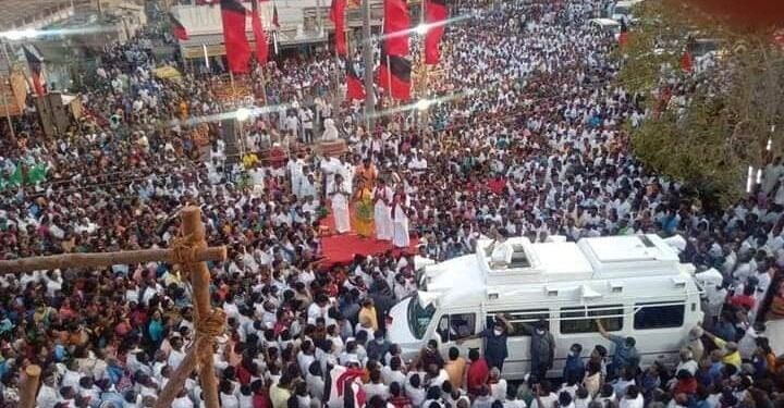 திருப்பத்தூரில் தி.மு.க தலைவர் மு.க. ஸ்டாலின் கட்சி வேட்பாளர்களை அறிமுகம் செய்து வைத்தார்