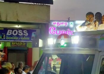 தேவகோட்டையில் காங்கிரஸ் வேட்பாளர் மாங்குடியை ஆதரித்து திருநாவுக்கரசர் எம்.பி பிரச்சாரம்