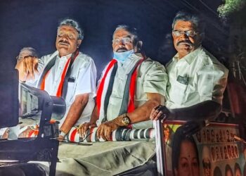 முன்னாள் அமைச்சர் சி.த. செல்லப்பாண்டியன் தேர்தல் வியூகம் வகுத்து விஜய சீலனுக்கு ஆதரவாக தீவிர தேர்தல் பிரச்சாரம் குஷியில் அதிமுக தொண்டர்கள்!!