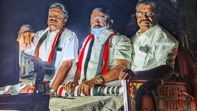 முன்னாள் அமைச்சர் சி.த. செல்லப்பாண்டியன் தேர்தல் வியூகம் வகுத்து விஜய சீலனுக்கு ஆதரவாக தீவிர தேர்தல் பிரச்சாரம் குஷியில் அதிமுக தொண்டர்கள்!!