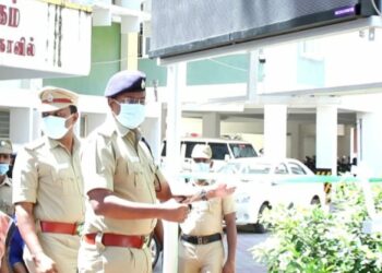 கன்னியாகுமரி டிஜிட்டல் விழிப்புணர்வு அடையாள போர்டை யை மாவட்ட எஸ்.பி இன்று திறந்துவைத்தார்