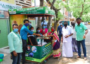 மதுரையில் இலவச ஆயுஷ்க்வாத் குடிநீர் வழங்கும் முகாம்