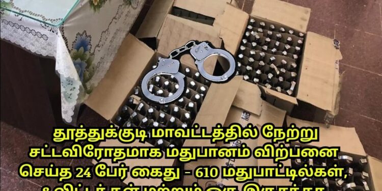 தூத்துக்குடி மாவட்டத்தில் கடந்த வாரம் சிறப்பாக பணியாற்றிய 7 காவல் ஆய்வாளர்கள் உட்பட 41 காவல்துறையினருக்கு, எஸ்பி எஸ். ஜெயக்குமார் வெகுமதி மற்றும் பாராட்டுச்சான்றிதழ்
