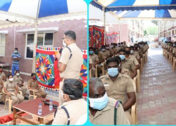 புத்தகம் படியுங்கள் உங்களது நேரத்தை நல்ல வழியில் செலவிடுங்கள் – தூத்துக்குடி எஸ்பி ஜெயக்குமார்அறிவுரை