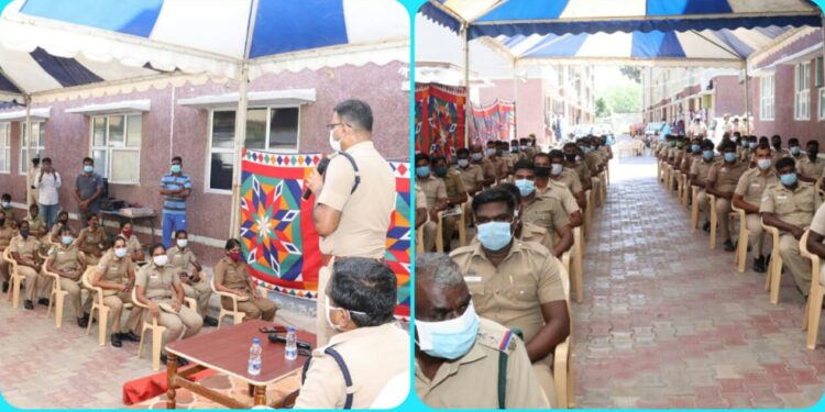 புத்தகம் படியுங்கள் உங்களது நேரத்தை நல்ல வழியில் செலவிடுங்கள் – தூத்துக்குடி எஸ்பி ஜெயக்குமார்அறிவுரை