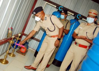 சுத்திகரிக்கபட்ட குடிநீர் நிலையத்தை மத்திய மண்டல ஐ‌.ஜி திறந்து வைத்தார்