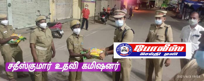 நெல்லை மாநகர ஊர்காவல் படையினருக்கு கொரோனா நிவாரண பொருட்கள்
