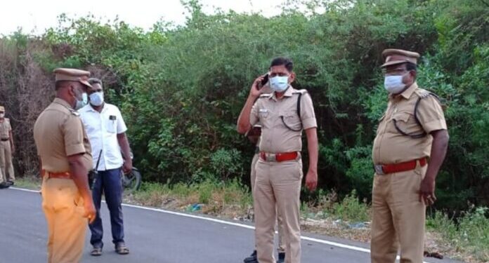 சாலை விபத்துகளை தடுக்க திருவாரூர் மாவட்ட எஸ்‌‌‌.பி நேரடி ஆய்‌‌‌வு
