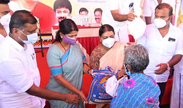 தமிழகத்தில் நீட் தோ்வு இல்லாத நிலையை முதல்வா் மு.க.ஸ்டாலின் உருவாக்குவாா் – கனிமொழி எம்.பி.பேச்சு