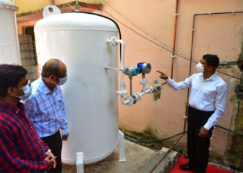 முதன் முதலாக மதுரை ரயில்வே மருத்துவமனையில் ரூ.50 லட்சம் செலவில் ஆக்சிஜன் தயாரிப்பு இயந்திரம்