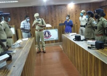 ரோந்து காவல் பணிக்கு உடலில் அணியும்‌‌‌ கேமரா பயன்படுத்த பயிற்சி