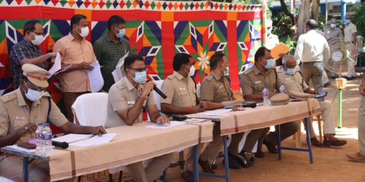 காவலர்களுக்கான இட மாறுதலுக்‌‌‌கான கலந்தாய்வு கூட்டம்