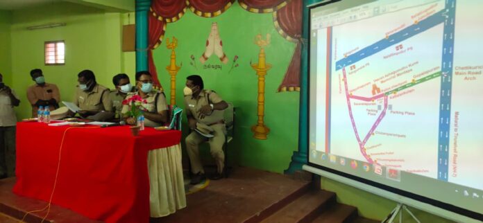 வீரன் அழகுமுத்துக்கோன் அவர்களின் 311வது பிறந்த தினத்தை முன்னிட்டு பாதுகாப்பு ஏற்பாடுகள் குறித்து மாவட்ட எஸ்.பி எஸ். ஜெயக்குமார் தலைமையில் ஆலோசனை கூட்டம்