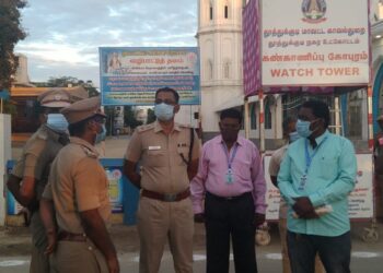 மாவட்‌‌‌ட எஸ்‌‌‌‌.பி தலைமையில் தூத்துக்குடி பனியமாதா பேரலாயா திருவிழாவிற்க்கு  400 போலீசார்‌‌‌ பாதுகாப்பு