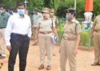 சீருடைபணியாளர் தேர்வு நடைபெறும் இடத்‌‌‌தை ஐ.ஜி பார்‌‌‌வையிட்டார்