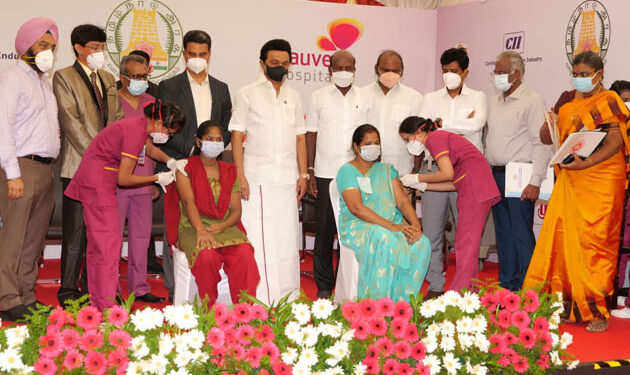 தனியார் மருத்துவமனைகளில் இலவச கரோனா தடுப்பூசி