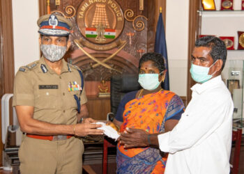 டோக்கியோ ஒலிம்பிக் போட்டியில் விளையாட தகுதி பெற்ற காவலர் குடும்பத்தினரை டிஜிபி சைலேந்திரபாபு நேரில் அழைத்து பாராட்டினார்.