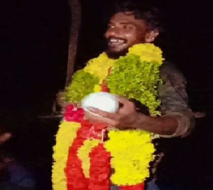 தூத்துக்குடியில் வாளால் கேக் வெட்டி பிறந்தநாள் கொண்டாடிய ரவுடி கைது