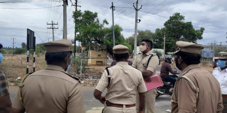 ஒண்டிவீரன் நினைவு தினத்தை முன்னிட்டு மாவட்‌‌‌ட எஸ்‌‌‌.பி கிருஷ்ணராஜ் IPS  தலைமையில்‌‌‌ 1000 போலீசார்‌‌‌ பாதுகாப்‌‌‌பு