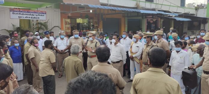 ஒட்டன்சத்திரம் போக்குவரத்து காவல்துறையினரால் உருவாக்கப்பட்ட போக்குவரத்து விழிப்புணர்வு பூங்கா