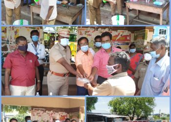 விளாத்திகுளம் டிஎஸ்பி பிரகாஷ் தலைமையில் கொரோனா 3-வது அலை பரவுவதை தடுக்கும் விதமாக கோவிட் -19 விழிப்புணர்வு பிரச்சாரம்