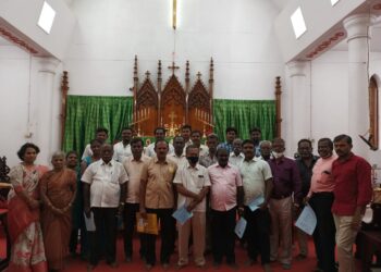 தூத்துக்குடி நாசரேத் திருமண்டல தேர்தல்!! தூத்துக்குடி பரிசுத்த பேட்ரிக்ஸ் இணைப் பேராலயத்தில் சேகரமன்ற தேர்தலுக்கு 21 பேர் வேட்பு மனு தாக்கல்