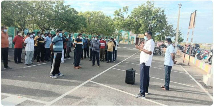 தூத்துக்குடியில் காவல்துறையினருக்கான கவாத்து மற்றும் உடற்பயிற்சி முகாம் – எஸ்பி ஜெயக்குமார் அறிவுரை