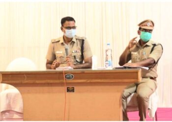 தூத்துக்குடி நகர உட்கோட்டத்தில் அனைத்து காவல் ஆய்வாளர்கள் மற்றும் உதவி ஆய்வாளர்களுக்கான அறிவுரை கூட்டம்