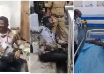 முதல்வர் முக ஸ்டாலின் வீடு முன்பாக தென்காசியை சேர்ந்த வெற்றிமாறன் என்ற நபர் உடலில் மண்ணெண்ணெய் ஊற்றி தீக்குளிப்பு