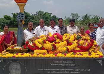 வேதை பெரியார் மா.மீ-யின் முதலாமாண்டு நினைவு தினம் – ஏராளமானோர் மலர் தூவி அஞ்சலி