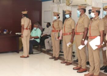 கோயமுத்தூர் சரக காவல் துறை துணைத்தலைவர் அலுவலகத்தில் காவலர் குறைதீர்க்கும் முகாம்