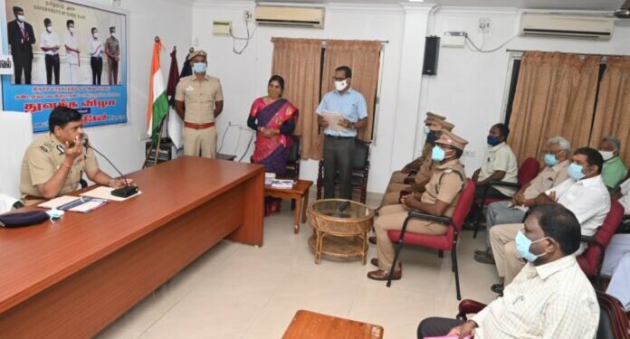 திருச்சி மாநகரத்தில் உள்ள தற்காலிக பட்டாசு விற்பனை வழிகாட்டு நடைமுறை – ஆலோசனை கூட்டம்