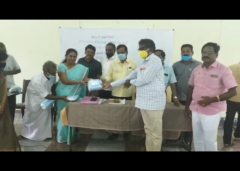 இல்லம் தேடி கல்வி – தலைமை ஆசிரியர்களிடம் 12 ஆயிரம் மாண வர்களுக்கு முகக் கவசம் வழங்கப்பட்டது