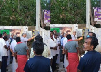 தூத்துக்குடி மாவட்டம் சேதுக்குவாய்த்தான் ஊராட்சியில் DCW நிறுவனத்தின் சார்பில் உயர்மின்கோபுர விளக்கு நிறுவப்பட்டது