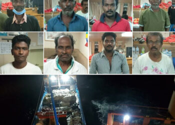 குமரி அருகே படகு பழுதாகி நடுக்கடலில் தத்தளித்த 9பேர் மீட்பு