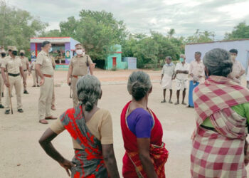 தூத்துக்குடி மாவட்டத்தில் தேர்தல் வாக்குப்பதிவு பாதுகாப்பு பணிகளை எஸ்பி ஜெயக்குமார் நேரில் ஆய்வு