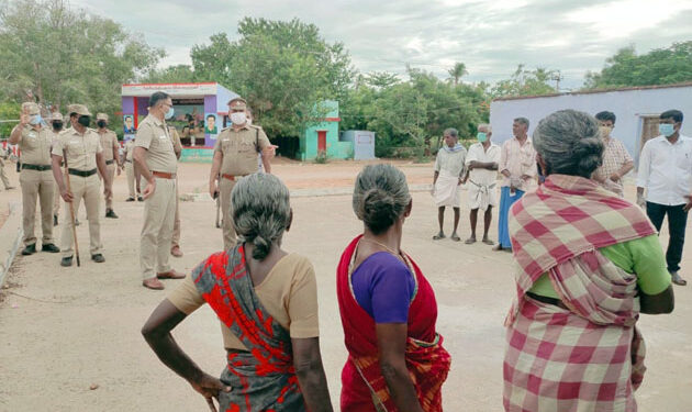 தூத்துக்குடி மாவட்டத்தில் தேர்தல் வாக்குப்பதிவு பாதுகாப்பு பணிகளை எஸ்பி ஜெயக்குமார் நேரில் ஆய்வு