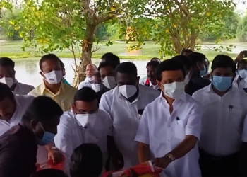 நாகை மாவட்டத்தில் வடகிழக்கு பருவமழையின் பாதிப்புகள் குறித்து தமிழக முதலமைச்சர் மு .க. ஸ்டாலின் அவர்கள் இன்று மதியம் நேரில் ஆய்வு