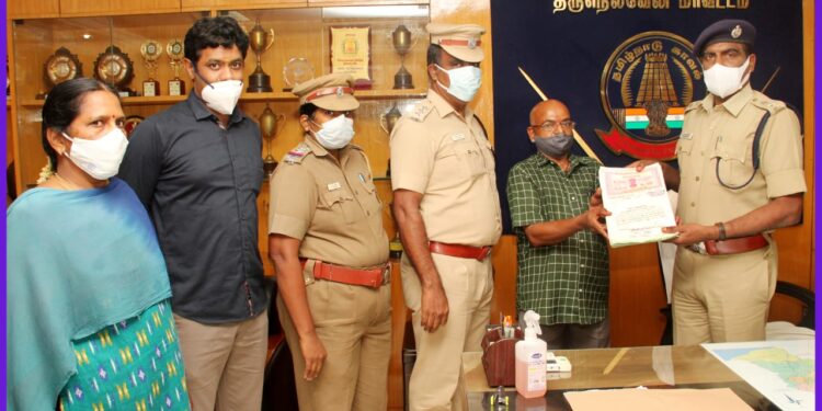 நெல்லை அருகே உள்ள கிருஷ்ணாபுரம் பற்ப குளத்தில் போலி ஆவணம் மூலம் பெற்ற 3 கோடி நிலம் மீட்பு